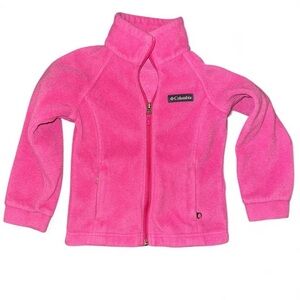 Columbia Pink Fleece Jacket XXS